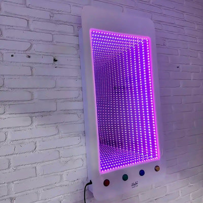 Interactive RGB Infinity Mirror Panel