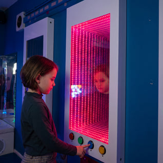 Interactive RGB Infinity Mirror Panel