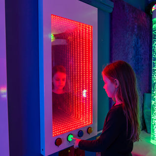 Interactive RGB Infinity Mirror Panel