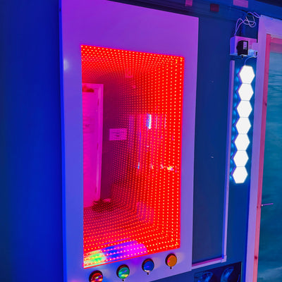 Interactive RGB Infinity Mirror Panel