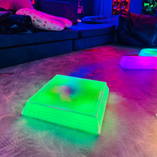 PRE-ORDER — Dispatch 2 October 2026 | Square LED Liquid Sensory Stepping Stone