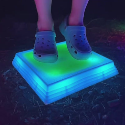 PRE-ORDER — Dispatch 2 October 2026 | Square LED Liquid Sensory Stepping Stone