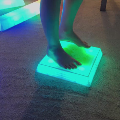 PRE-ORDER — Dispatch 2 October 2026 | Square LED Liquid Sensory Stepping Stone