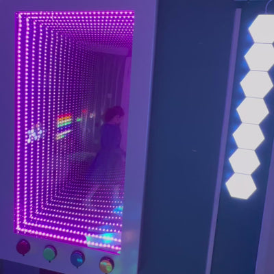 Interactive RGB Infinity Mirror Panel