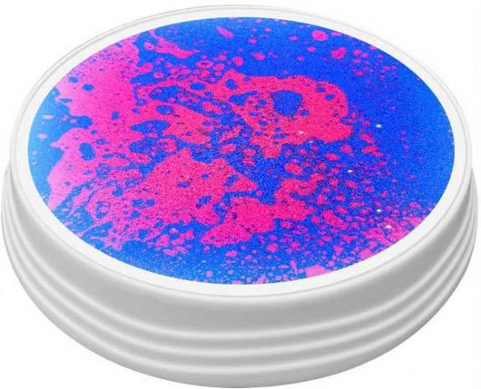 Round LED liquid sensory stepping stone - Blue & Pink