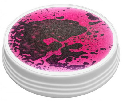Round LED liquid sensory stepping stone - Rose Red