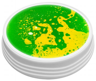 Round LED liquid sensory stepping stone - Yellow & Green